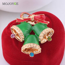 Red Enamel Christmas Stocking Snowman Brooch Festival Jewellery Xmas Gifts Jingle Bells Brooch Pin Christmas Brooch for Women ELY