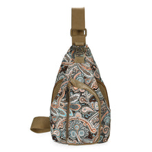 Retro Floral Printing Crossbody Women Messenger Bags Satchel Canvas Cotton Chest Pack Women Bag bolsa feminina sac a main ELY