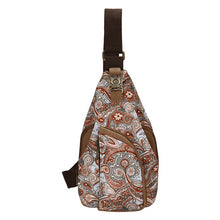 Retro Floral Printing Crossbody Women Messenger Bags Satchel Canvas Cotton Chest Pack Women Bag bolsa feminina sac a main ELY