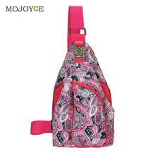 Retro Floral Printing Crossbody Women Messenger Bags Satchel Canvas Cotton Chest Pack Women Bag bolsa feminina sac a main ELY