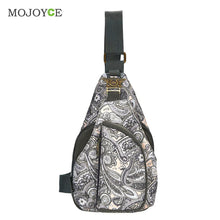 Retro Floral Printing Crossbody Women Messenger Bags Satchel Canvas Cotton Chest Pack Women Bag bolsa feminina sac a main ELY