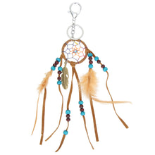 Retro Handcrafted Dream Catcher Feather Tree Keychain Bag Pendant 1STL ELY