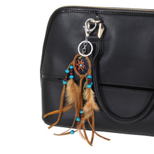 Retro Handcrafted Dream Catcher Feather Tree Keychain Bag Pendant 1STL ELY