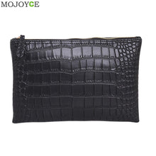 Retro Women Leather Handbag Crocodile Style PU Leather Evening Bag Clutch Bag Envelope Cutch Bag Bags For Women ELY