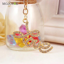Rhinestone Keyring Charm Pendant Purse Bag Chain Keychain Gift ELY