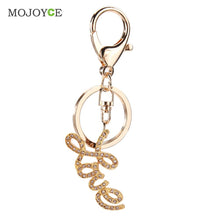 Rhinestone Keyring Charm Pendant Purse Bag Chain Keychain Gift ELY