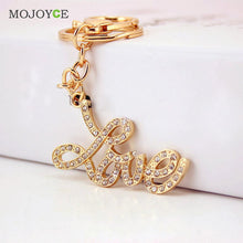 Rhinestone Keyring Charm Pendant Purse Bag Chain Keychain Gift ELY