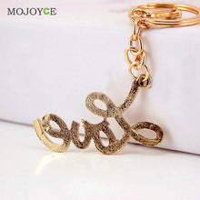 Rhinestone Keyring Charm Pendant Purse Bag Chain Keychain Gift ELY