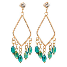 Romantic Bohemia Wind Restoring Ancient Ways Is Big Circle Drop Earring Crystal Tassel Dangle Earrings 1STL ELY