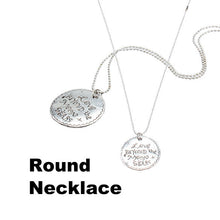 Round Plated Necklace Letter Charms pendants Necklace Cool Decoration 1STL ELY