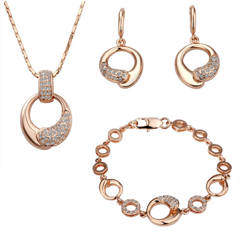 Sale 18k gold plated jewelry set jewellery SMTPS127 ELY