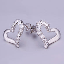 Sale jewerly 18K Gold Plated Earing mk hollow heart stud earrings brincos SMTPE341 ELY