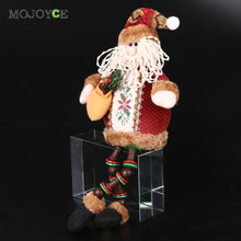 Santa Claus Snow Man Reindeer Doll Christmas Decoration Hanging Ornaments Charm Pendant for Christmas Gift ELY