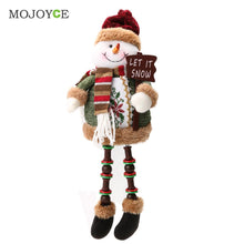 Santa Claus Snow Man Reindeer Doll Christmas Decoration Hanging Ornaments Charm Pendant for Christmas Gift ELY