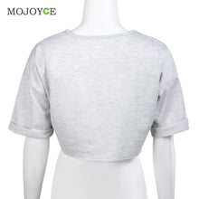 Sexy Cropped Crop Top Short Sleeve Women Tops Casual Tshirt Women Cropped Feminino Blusa Camisas Femininas ELY
