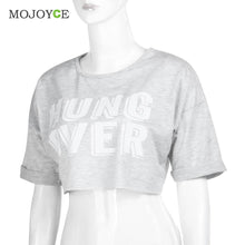 Sexy Cropped Crop Top Short Sleeve Women Tops Casual Tshirt Women Cropped Feminino Blusa Camisas Femininas ELY