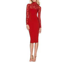 Sexy Long Sleeve Lace Dress Vestido De Festa Evening Party Dresses Vestidos Women Dress Vestidos De Fiesta ELY