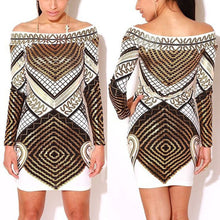 Sexy Off Shoulder Bodycon Bandage Women Dress Vestidos Long Sleeve Slash Neck Dress Dress vestido de festa ELY