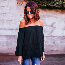 Sexy Off Shoulder Long Women Tops Hollow Out Long Sleeve Shirt Women Women Blouses Blusa Plus Size blusas femininas ELY