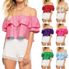 Sexy Party Off Shoulder Women Blouses Short Mini Blusas Feminino Candy Color Women Tops Shirt Women Blusas Femininas ELY