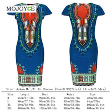 Sexy Print Bodycon Women Dress Vestidos Traditional African Print Dashiki Bodycon Slim Dress Vestido de festa Plus Size 1STL ELY