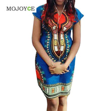 Sexy Print Bodycon Women Dress Vestidos Traditional African Print Dashiki Bodycon Slim Dress Vestido de festa Plus Size 1STL ELY