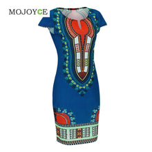 Sexy Print Bodycon Women Dress Vestidos Traditional African Print Dashiki Bodycon Slim Dress Vestido de festa Plus Size 1STL ELY
