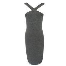 Sexy Sleeveless Bandage Bodycon Party Prom Women Dress Cross Strap Dress Vestido De Festa 1STL ELY