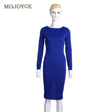 Sexy Stretchy Women Dress Bodycon Dress Vestidos Sheath O-neck Tight Back Zipper Dress Plus Size vestido de festa ELY