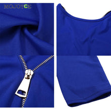 Sexy Stretchy Women Dress Bodycon Dress Vestidos Sheath O-neck Tight Back Zipper Dress Plus Size vestido de festa ELY