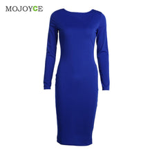 Sexy Stretchy Women Dress Bodycon Dress Vestidos Sheath O-neck Tight Back Zipper Dress Plus Size vestido de festa ELY