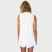 Sexy Women Chiffon Crochet Collar Loose Jumpsuit Playsuit Rompers 1STL ELY