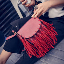 Sexy Women Lady Leather Tassel Shoulder Bag Handbag Crossbody Tote Satchel PU Bags 1STL ELY