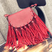 Sexy Women Lady Leather Tassel Shoulder Bag Handbag Crossbody Tote Satchel PU Bags 1STL ELY