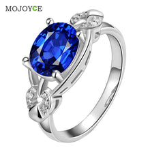 Shining Finger Ring Women Jewellery Nickle Free Antiallergic Jewelry 18K Plat 1STL ELY