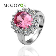 Shining Finger Ring Women Jewellery Nickle Free Antiallergic Jewelry 18K ELY