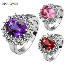 Shining Finger Ring Women Jewellery Nickle Free Antiallergic Jewelry 18K ELY