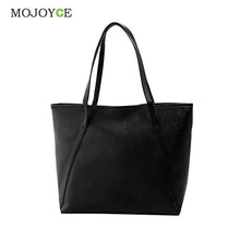Simple Handbags Women Bags Solid Shoulder Tote Bags Big Tote Bolsa Women Leather Handbags Black Bucket bolsa feminina ELY