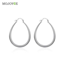 Simple Style Silver plated Earrings LKNSPCE080 ELY