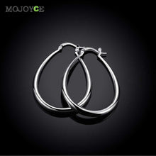 Simple Style Silver plated Earrings LKNSPCE080 ELY