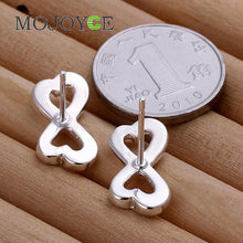 Simple Style Silver plated Earrings Jewellery LKNSPCE049 ELY
