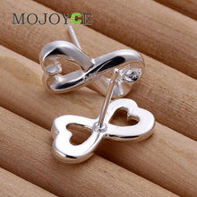 Simple Style Silver plated Earrings Jewellery LKNSPCE049 ELY