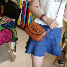 Small Leather Women Bag Bownot Handbags Bolsas Bowtie Women Messenger Bag Clutch Shoulder Crossbody Satchel Bolsa Feminina 1STL ELY