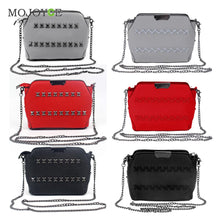 Small Women Messenger Bags Chain Rivet Leather Handbags Women Bag Crossbody Bags Handbags Women Famous Brands Bolsa Feminina ELY
