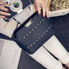 Small Women Messenger Bags Chain Rivet Leather Handbags Women Bag Crossbody Bags Handbags Women Famous Brands Bolsa Feminina ELY