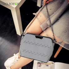 Small Women Messenger Bags Chain Rivet Leather Handbags Women Bag Crossbody Bags Handbags Women Famous Brands Bolsa Feminina ELY