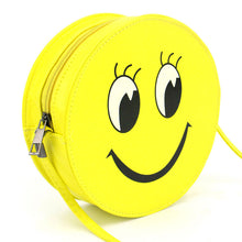 Smiling Face Women Bag PU Leather Bag Shoulder Circular Bags Handbags Women Famous Brands Bolsa Feminina Clutch Handbag Borse ELY