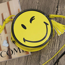 Smiling Face Women Bag PU Leather Bag Shoulder Circular Bags Handbags Women Famous Brands Bolsa Feminina Clutch Handbag Borse ELY