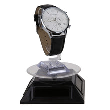 Solar Jewelry Showcase 360 Turntable Rotating Jewelry Watch Ring Display Stand 037 Rack Holder Jewellery Display Stands ELY