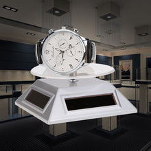 Solar Jewelry Showcase 360 Turntable Rotating Jewelry Watch Ring Display Stand 037 Rack Holder Jewellery Display Stands ELY